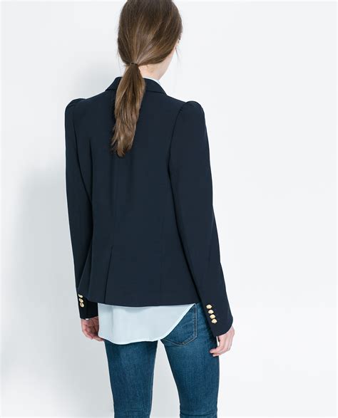 blazer zara fendi|zara blue blazer.